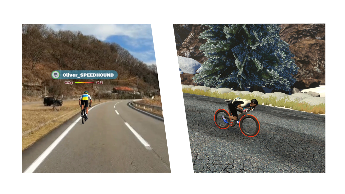 SH Rouvy Vs Zwift