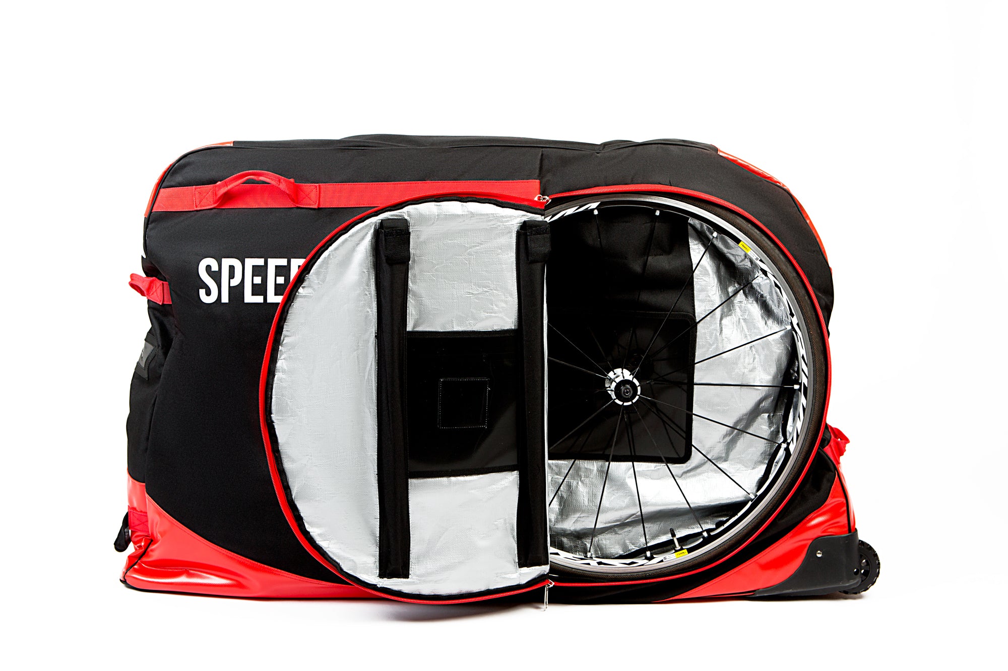 FREEDOM Bike Travel Bag - Jet Black/Red