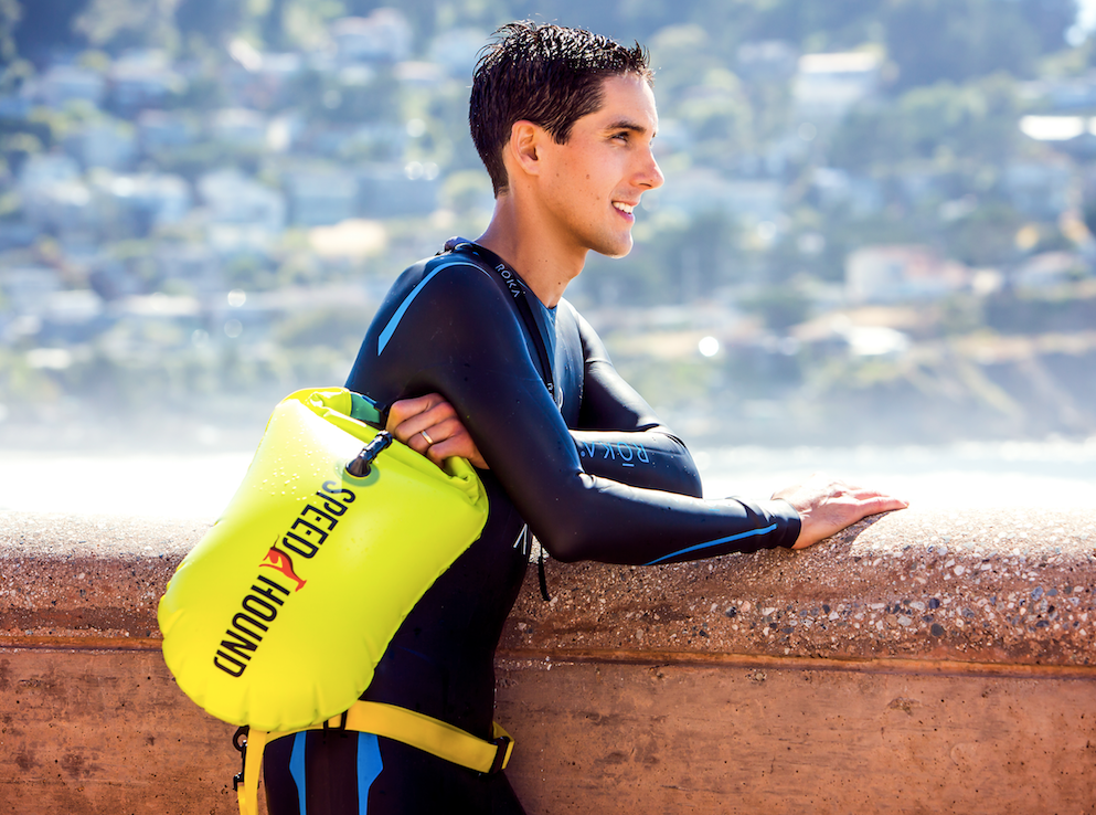 Swim Buoy MARATHON with Dry Bag and Waterproof Phone Case - Neon Glow