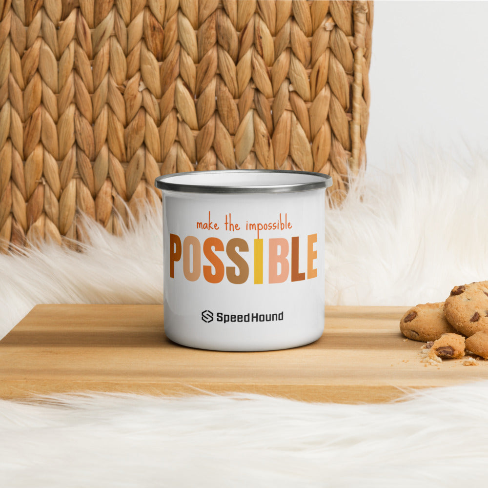 Make the Impossible Possible Enamel Mug