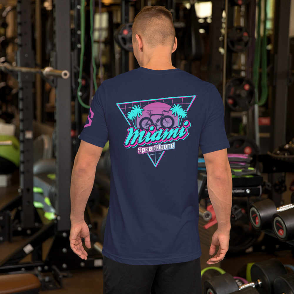 Miami Triathlon Speed Hound (Unisex T-Shirt)