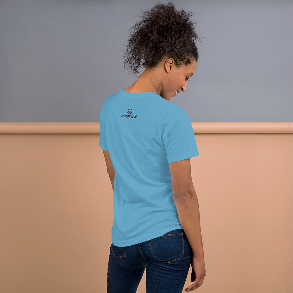 Run and Be Happy (Short-Sleeve Unisex T-Shirt)